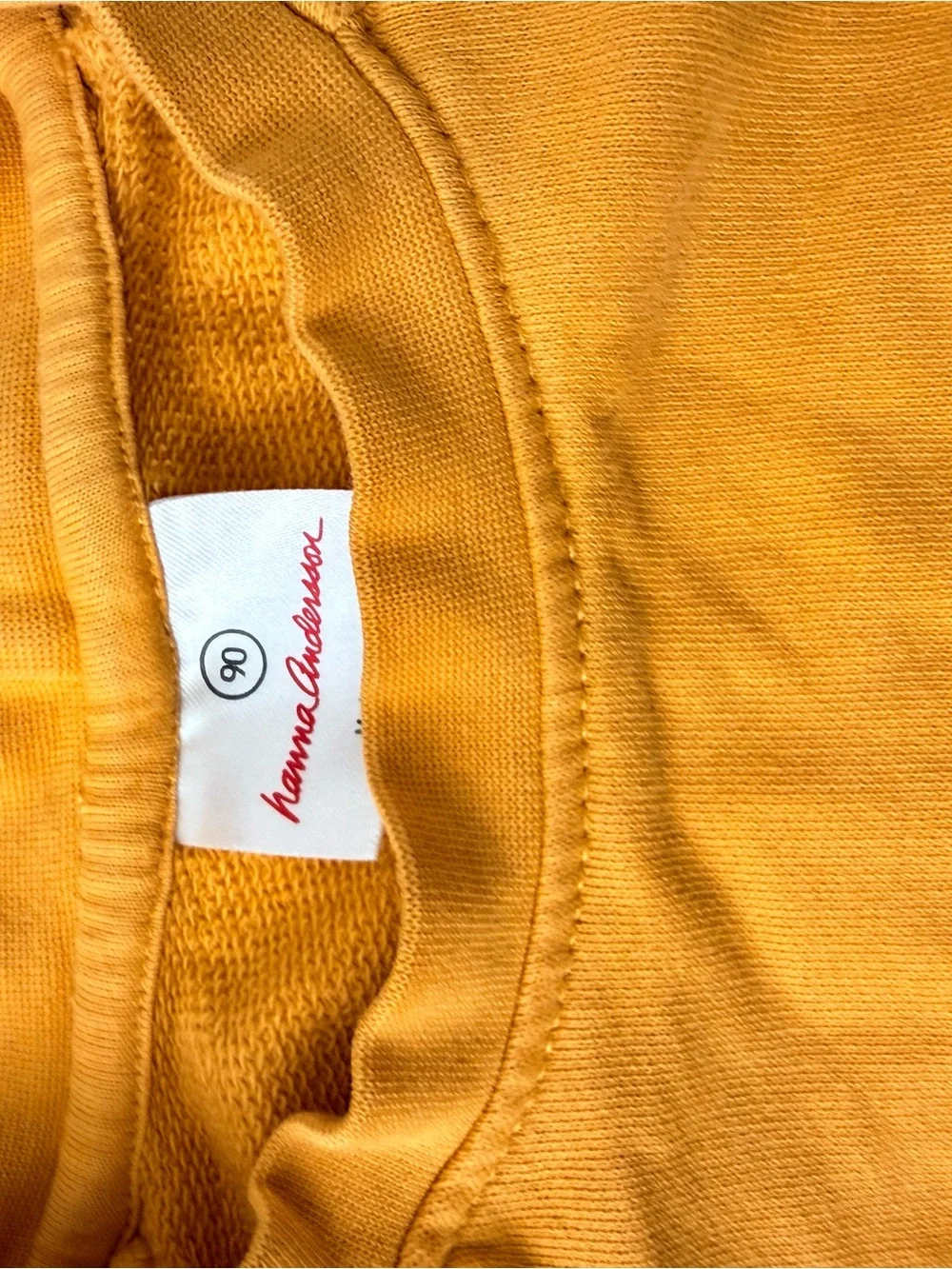 Hanna Andersson Girls' Yellow Ruffle All Play Sweatshirt In French Terry